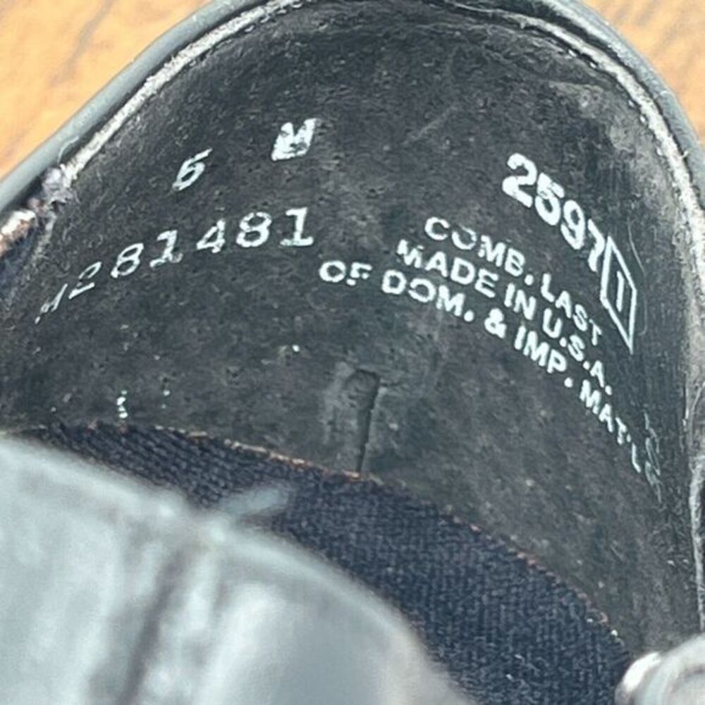 Munro Loafer Shoes Women's 5M Black Leather Slip On Block Heel Casual M281481 - Picture 8 of 16